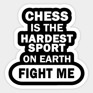 Chess Men's Tournament Team Brain Grandmaster Sticker